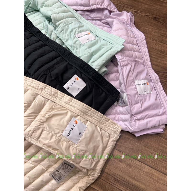 AK2376 AK2377 Áo phao Nepa BT BG chần bông/trám