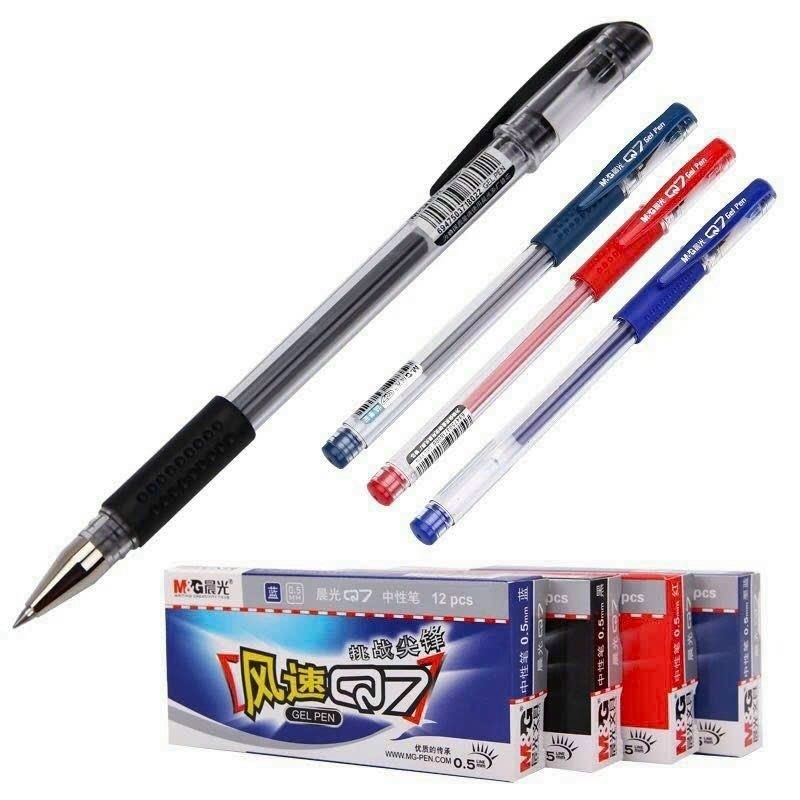 Bút bi mực gel nước Q7 M&G AGP30173 / Bút gel MG 30173 sử dụng ngòi nét 0.5mm