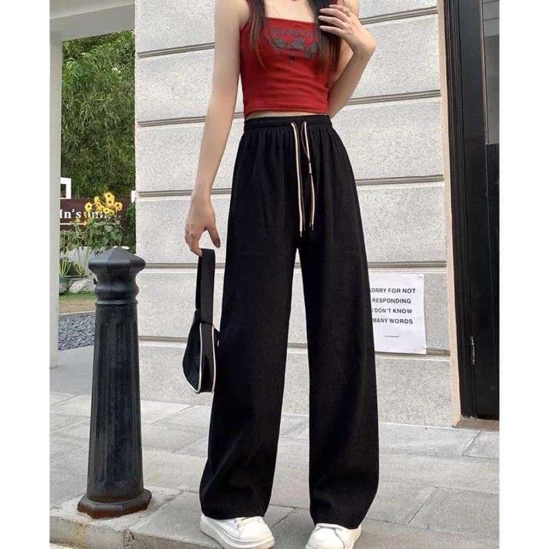 MÃ 004 QUẦN NHUNG SUÔNG 2 DÂY TRẮNG NÂU 4M