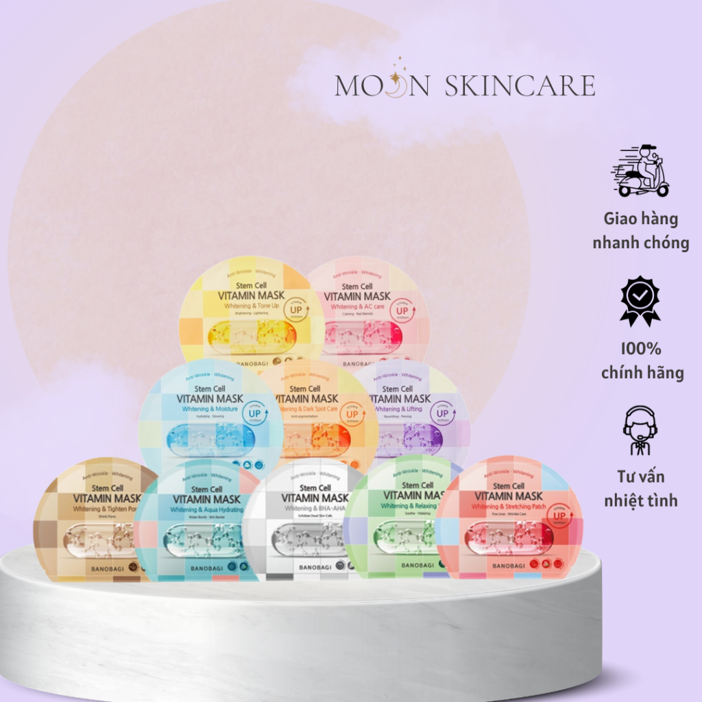 Mẫu Caro - Mặt Nạ Banobagi Vita Genic Jelly Mask Hàn Quốc Lẻ 1 Miếng