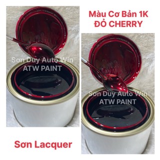 Đỏ cherry - màu trong cơ bản 1k - sơn ô tô,xe máy lon 0.5kg