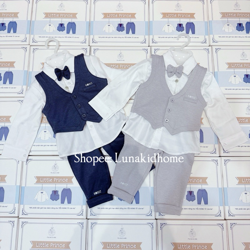 Set vest Hrnee cho bé trai