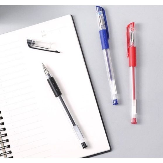 Hộp 12 cây bút bi mực gel nước Q7 M&G AGP30173 / Bút gel MG 30173 sử dụng ngòi 6102 nét 0.5mm