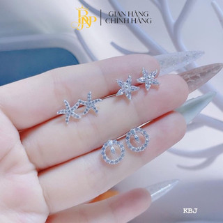 Bông tai nụ đơn giản, hoa tai nữ bạc ta - bạc bnp