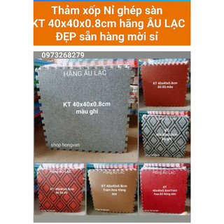 [ GIÁ SỈ ] Thảm nỉ lót sàn,trải sàn miếng ghép màu đẹp  sản phẩm cao cấp  KT 40x40x0,8cm sét 15 tấm giá 250000₫
