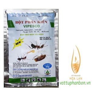 Bột phấn kiến vipesco - diệt trừ kiến gián - #155b# 50g