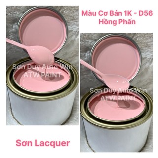Hồng phấn d56 - màu cơ bản 1k - sơn ô tô, xe máy lon 0.5kg