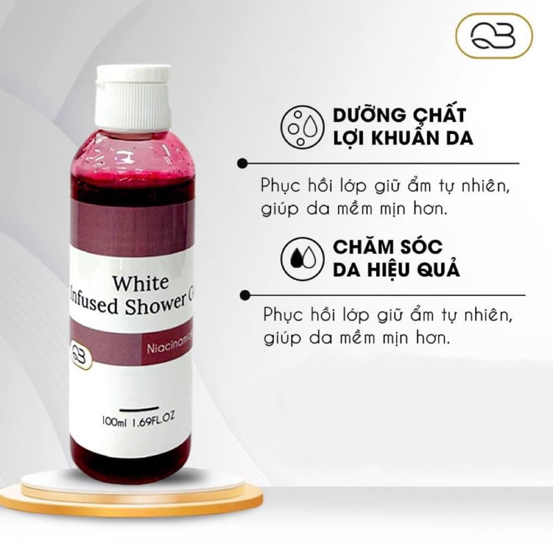 SỮA TẮM TRUYỀN TRẮNG 10% NIACINAMIDE SIÊU TRẮNG