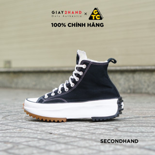 [2hand] Giày Thể Thao CV RUN STAR HIKE HIGH BLACK GUM 166800C