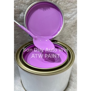 Tím sen d72 - màu cơ bản 1k - sơn ô tô, xe máy lon 250g