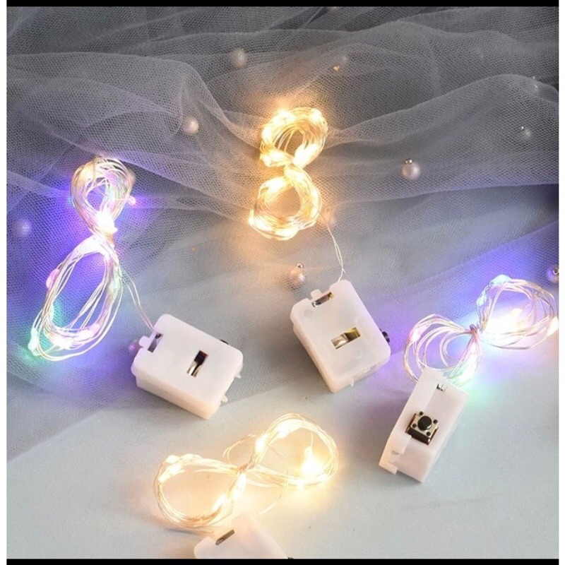 Đèn nháy trang trí cây thông, deco hoa cây cảnh loại dài 1m