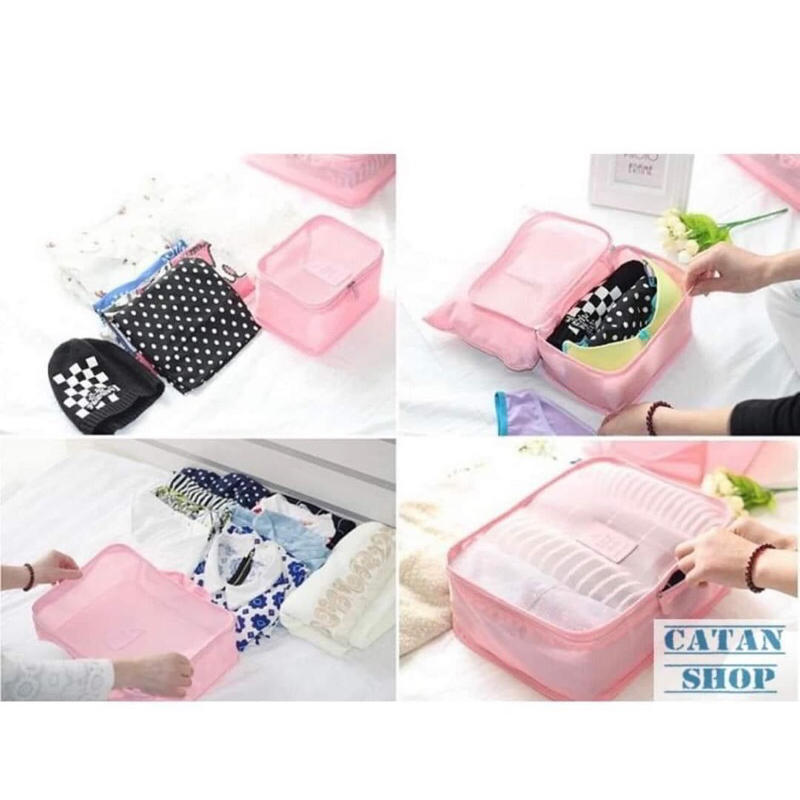 Set 6 túi đựng đồ đi du lịch