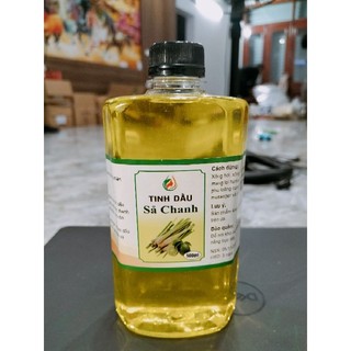Tinh dầu sả chanh chai vuông lau sàn 500ml