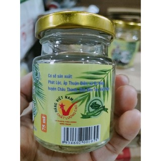 hũ dầu dừa 80ml -khô da nứt nẻ rạn da hăm bé