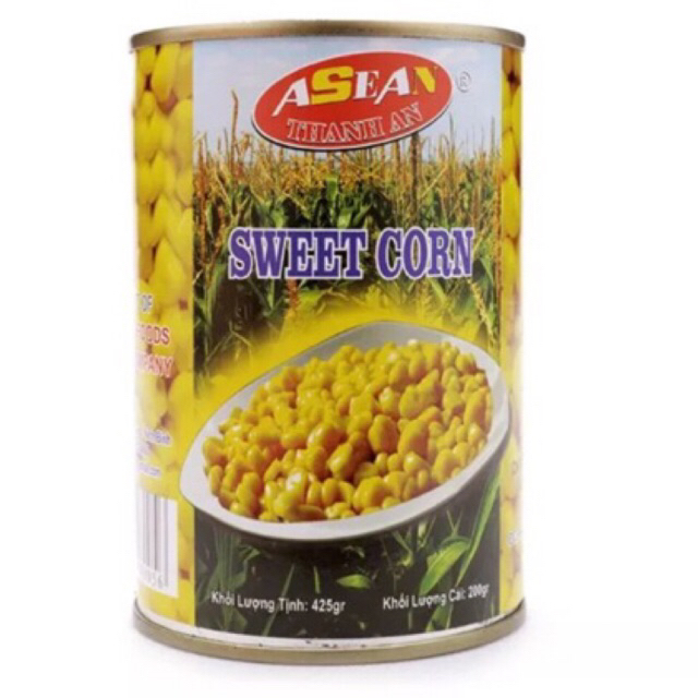 [Rẻ Nhất shopee] Ngô ngọt Asean 400gr