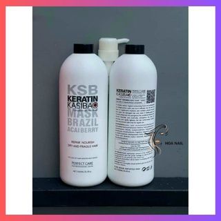Hấp dầu keratin kasibao ksb brazil, hấp siêu bóng 1000ml