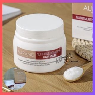 Hấp dầu siêu mượt tái tạo cấu trúc tóc hư tổn Aurane Nutritive Repairing 500ML