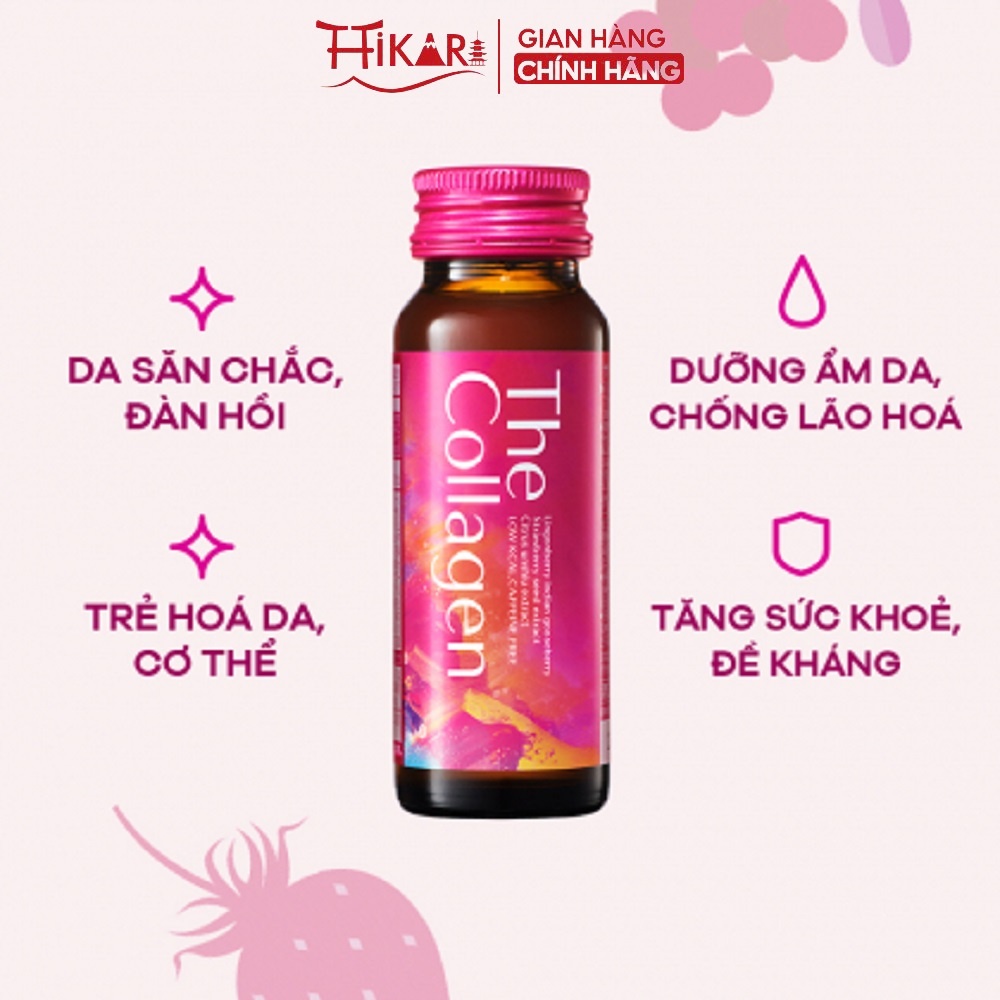 Nước uống The Collagen_The Collagen EXR Shiseido Nhật Bản hộp 10 chai x 50ml