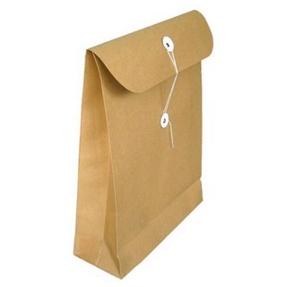 Tập 10 túi đựng hồ sơ khổ a4 có đáy màu xi măng - đáy 5cm chứa 500 tờ a4