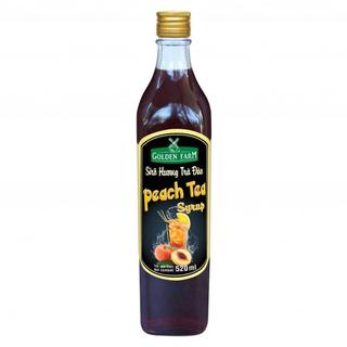 Siro Golden Farm Trà Đào chai 520ml