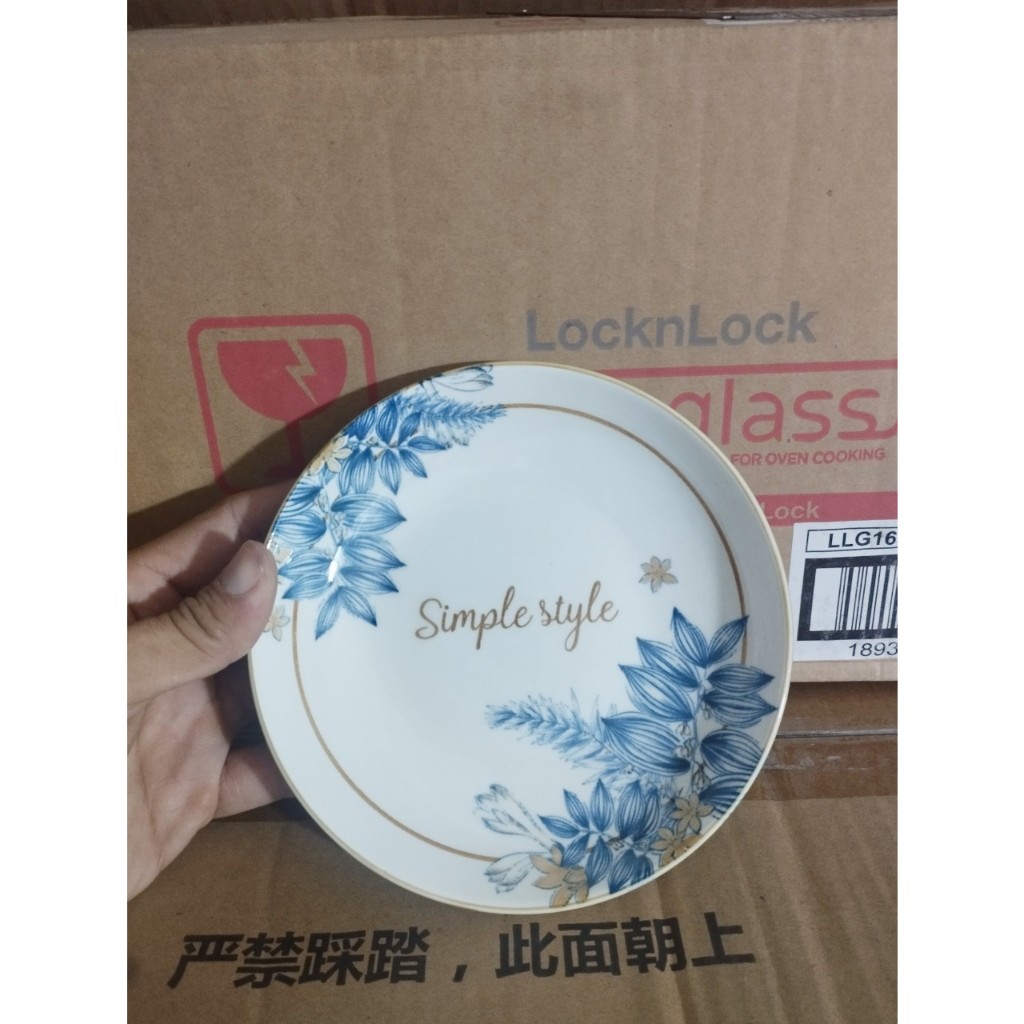 Bộ tô chén dĩa sứ hoa văn 4d simple 11cm / 15cm / 18cm / 20cm / 22cm