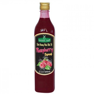 Siro golden farm phúc bồn tử chai 520ml