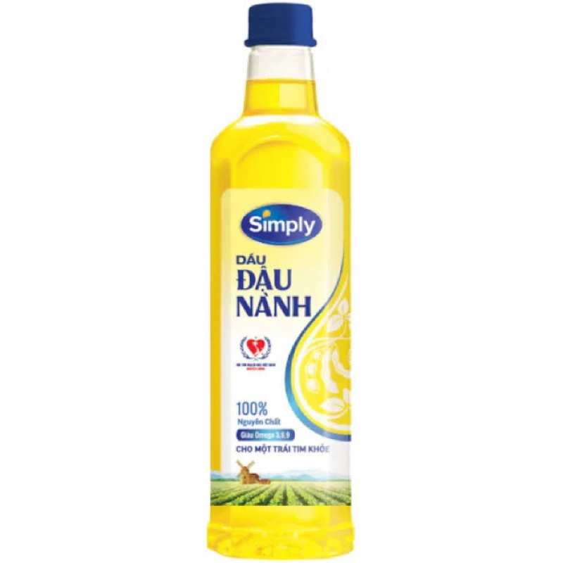 DẦU ĂN 1L: Simply, Neptune, Meizan, Happi Koki, Goodmeall, Cái Lân, Cooking Oil - Dầu thực vật 1L - Dầu nguyên chất ngon