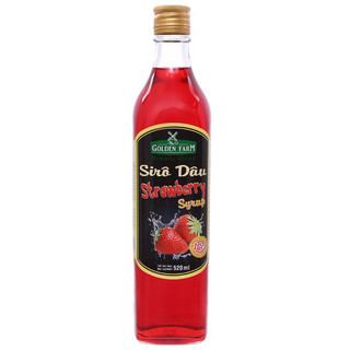Siro Golden Farm Dâu chai 520ml