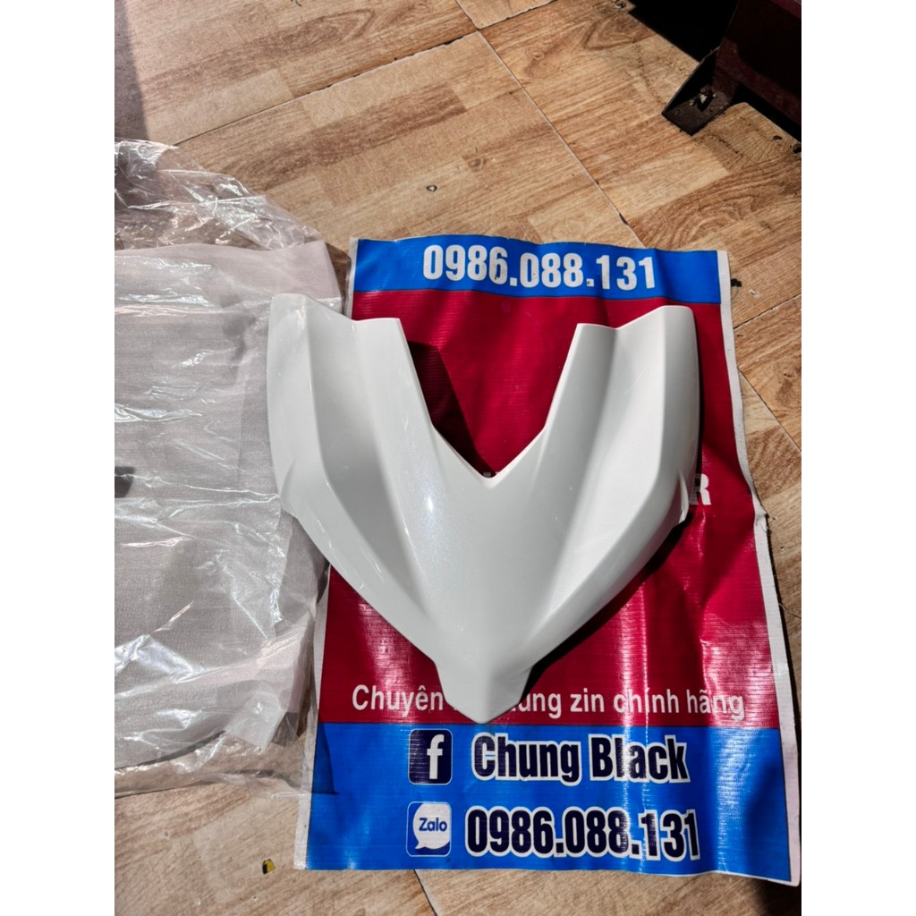 Mặt nạ ex155vva Trấng bản ABS 2024 zin chính hãng yamaha