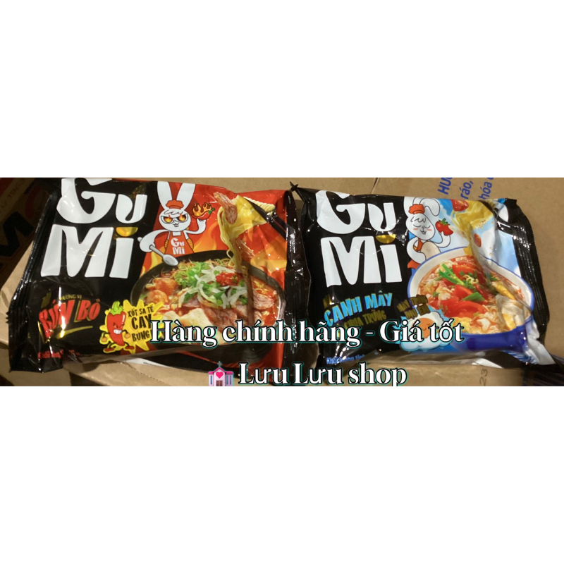 Mì Gumi Omachi vị Bún bò Huế / canh mây trứng
