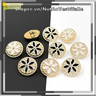 Set 10 Nút Bông Hoa, Nút Nhựa Cho Áo Đầm, Áo Vest, Cúc Áo rẻ đẹp
