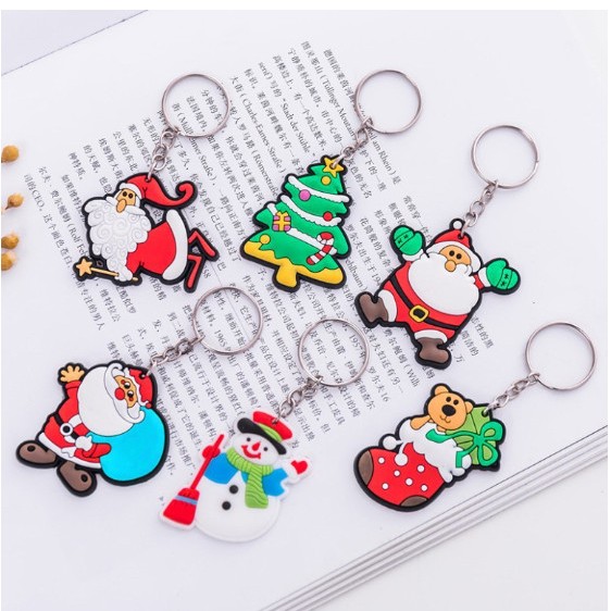 Móc khóa treo balo Noel Giáng sinh ẤM ÁP Mẫu mới 2023