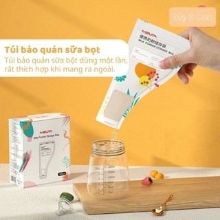 [Mua 1 hộp tặng 1 bút] Túi trữ sữa, túi đựng sữa bột Misuta (hộp 30 túi)