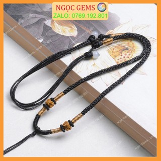 Dây đeo cổ kết hợp mặt dây chuyền, mặt phật bản mệnh - dây dù đeo mặt dây