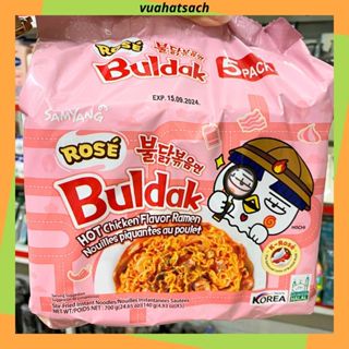  5 gói mì gà cay Samyang Buldak Rose Hoa Hồng Hàn Quốc 