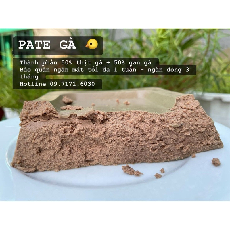 500G PATE TƯƠI CHO CHÓ MÈO NHIỀU VỊ
