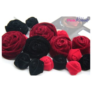 Hoa hồng nhung cuộn cao cấp các cỡ 6cm-5cm-3cm