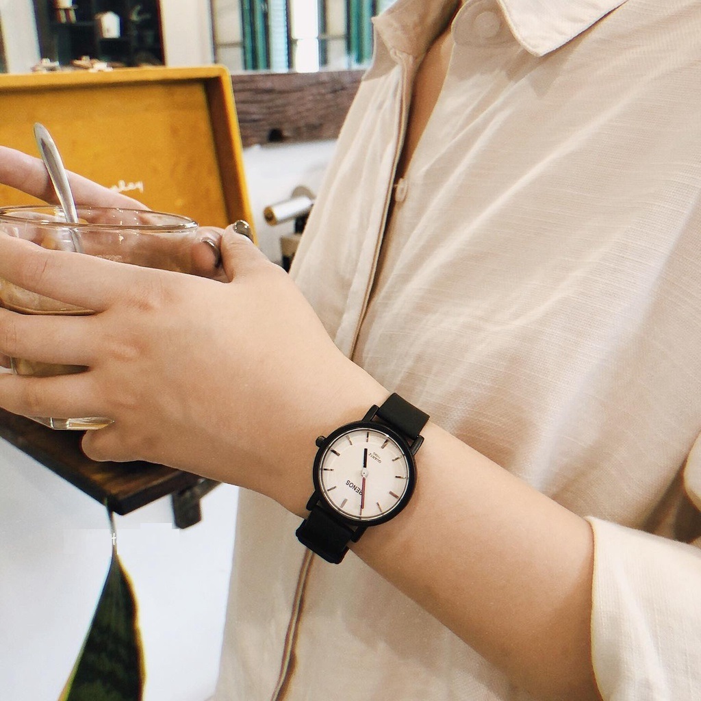 Đồng Hồ Đôi Nam Nữ Chính Hãng RENOS TD1 Dây Cao Su Đẹp Thời Trang Phong Cách Thể Thao Cho Học Sinh Sinh Viên A1