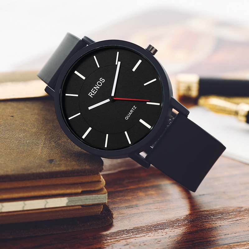 Đồng Hồ Đôi Nam Nữ Chính Hãng RENOS TD1 Dây Cao Su Đẹp Thời Trang Phong Cách Thể Thao Cho Học Sinh Sinh Viên A1