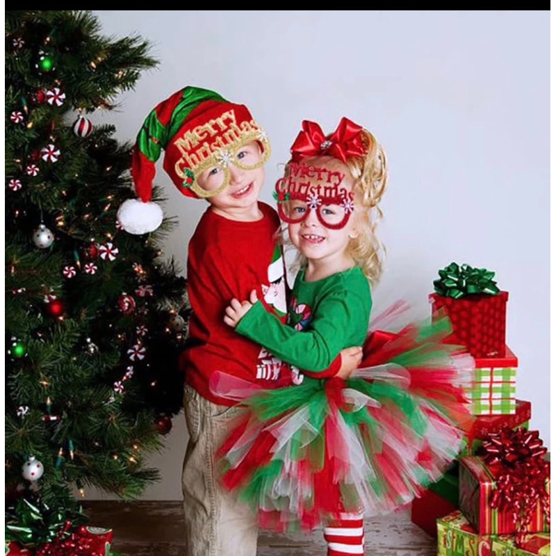 Kính hoá trang lễ hội Noel Giáng sinh cho bé siêu dễ thương