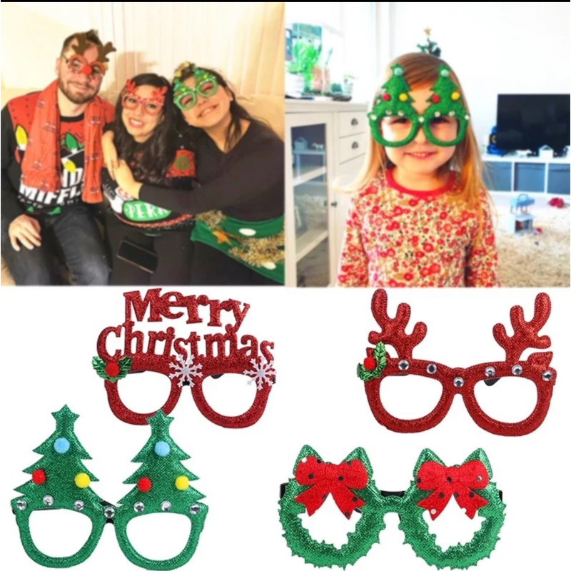 Kính hoá trang lễ hội Noel Giáng sinh cho bé siêu dễ thương