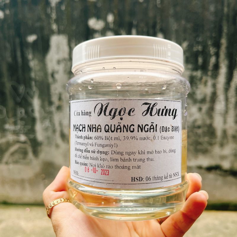 Mạch nha Quảng Ngãi sên mứt dứa, làm kẹo hủ 500g
