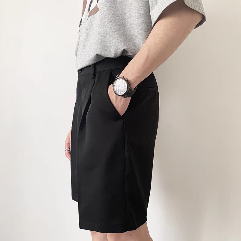 Quần ngố nam quần short tây nam thiết kế cạp chun phía sau lưng co giãn kiểu dáng thoải mái