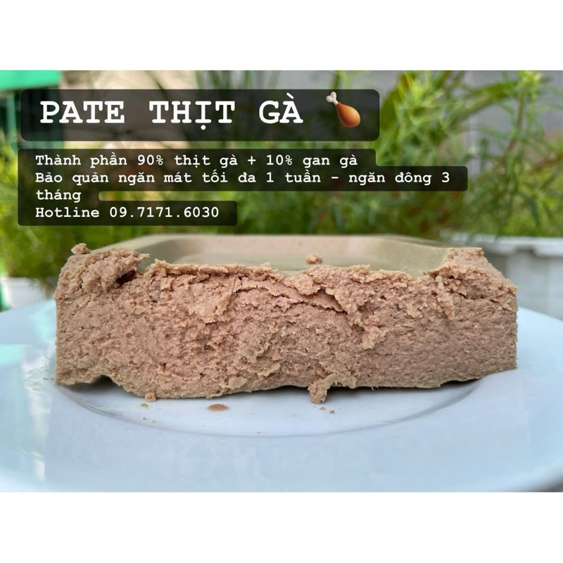 500G PATE TƯƠI CHO CHÓ MÈO NHIỀU VỊ