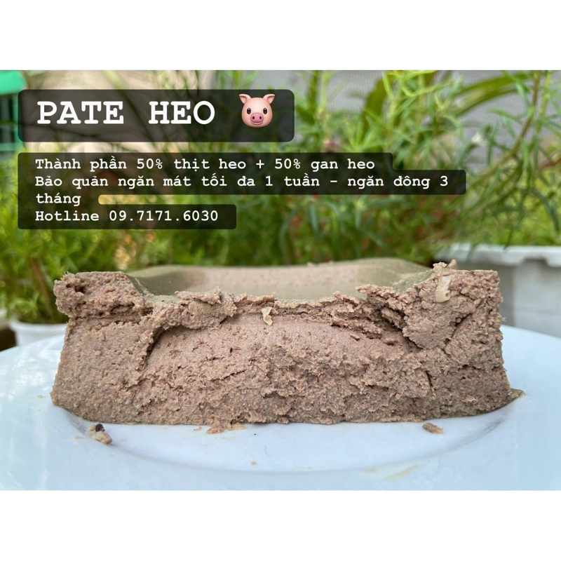 500G PATE TƯƠI CHO CHÓ MÈO NHIỀU VỊ