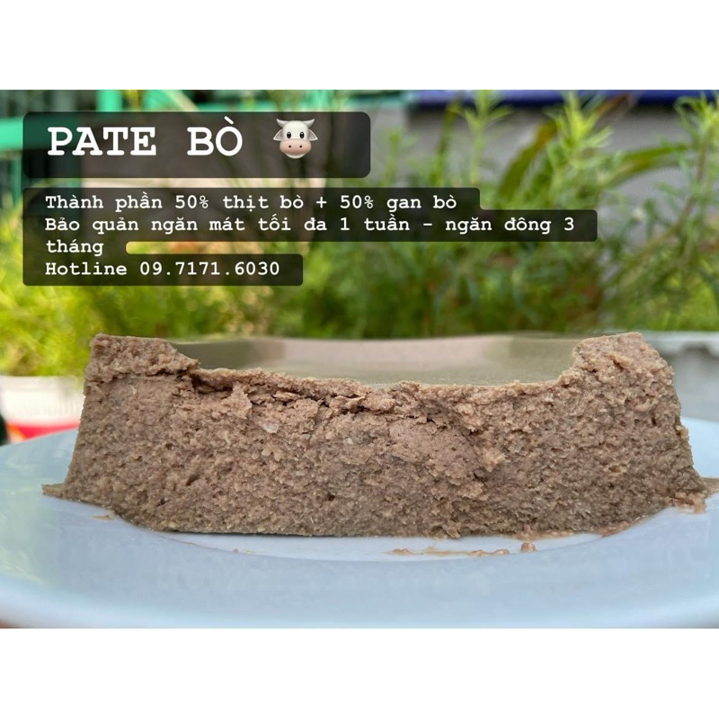 500G PATE TƯƠI CHO CHÓ MÈO NHIỀU VỊ