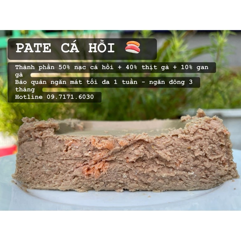 500G PATE TƯƠI CHO CHÓ MÈO NHIỀU VỊ