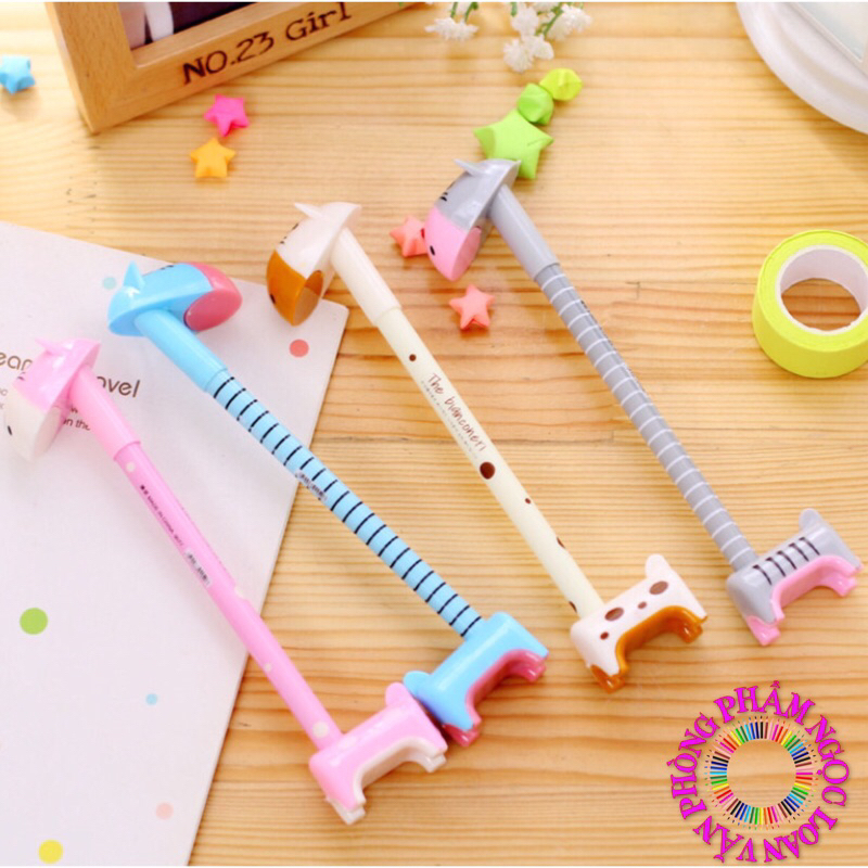 Bút Hươu Cao Cổ Siêu Dễ Thương - Bút Bi cute dễ thương giá rẻ