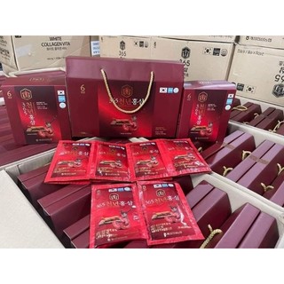 Hồng sâm nhung hươu linh chi Hàn Quốc Hộp 20-60 Gói