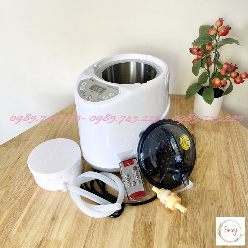 Nồi Xông Hơi, Máy Xông Hơi Hero, Nồi Xông Hơi Điện Cao Cấp Dùng Cho Gia Đình, Spa Dung Tích 2L, 3L, 4L